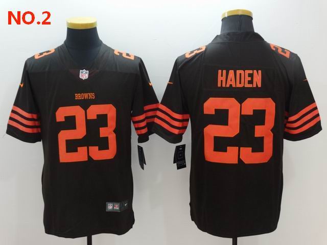 Men's Cleveland Browns #23 Joe Haden Jesey NO.2;